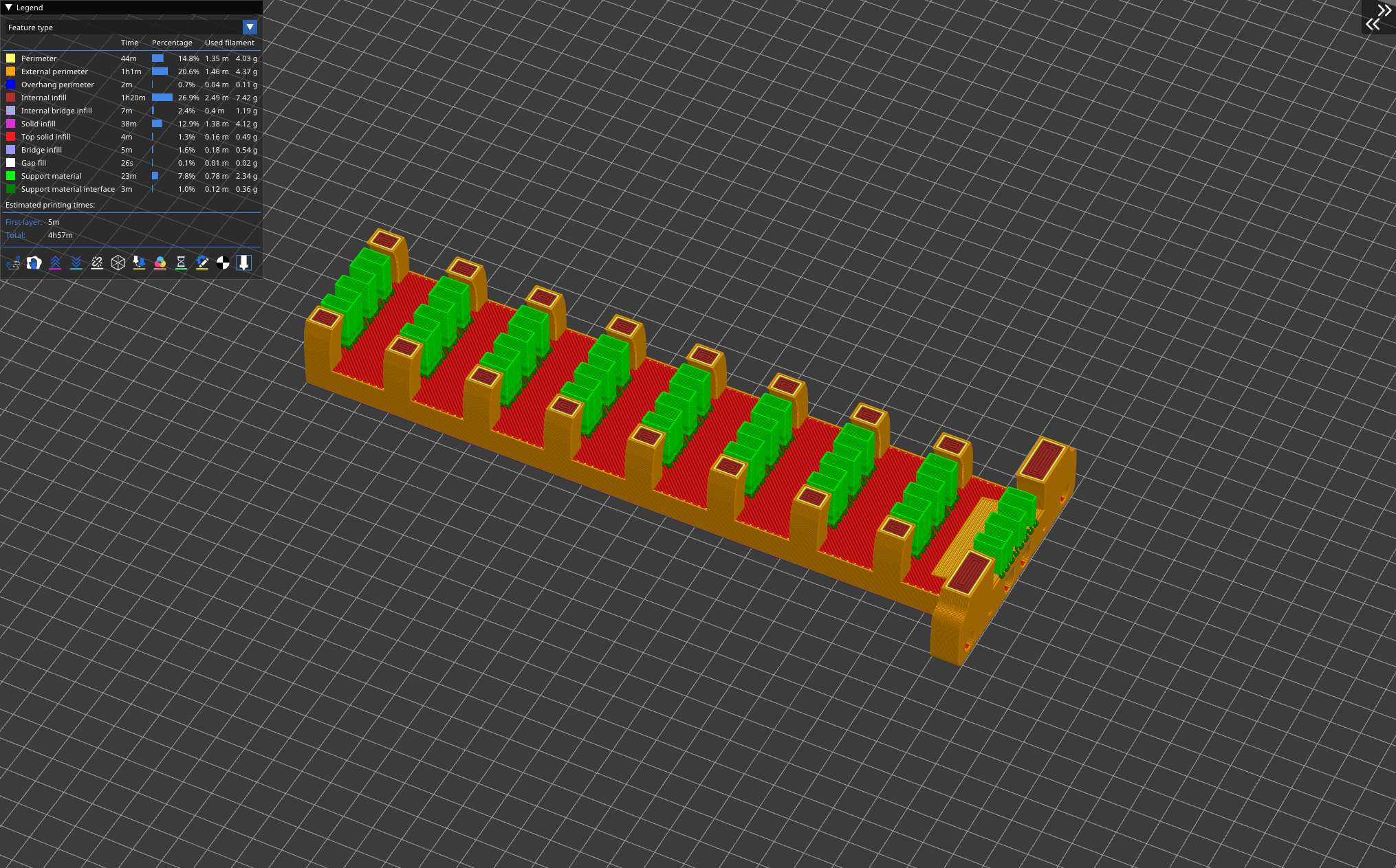 TPU Exoskeleton Infill Slicer