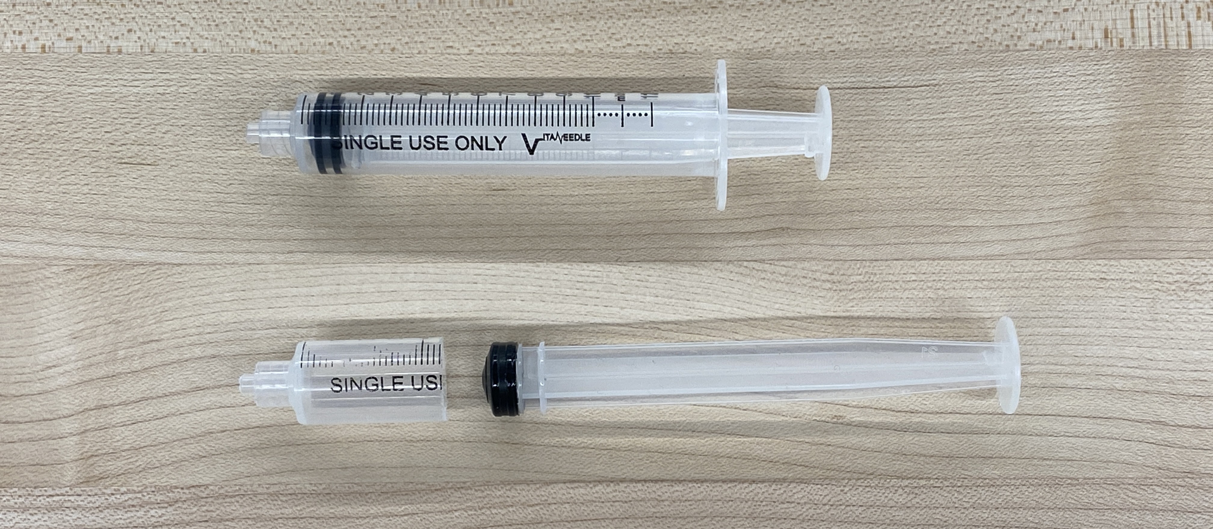 Cut syringe