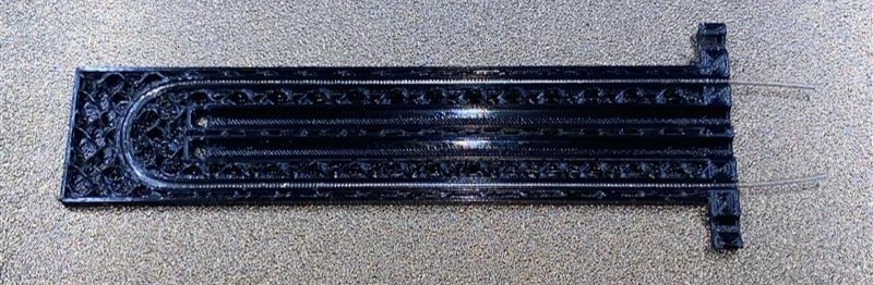 U-shaped waveguide pause print